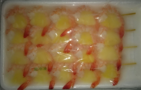 鳳梨蝦串-盒